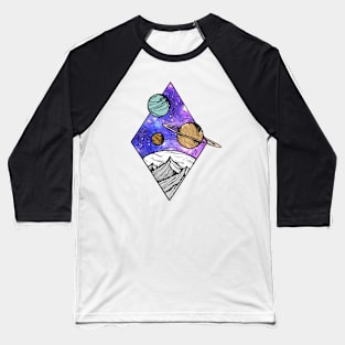 Playful Galaxy Baseball T-Shirt